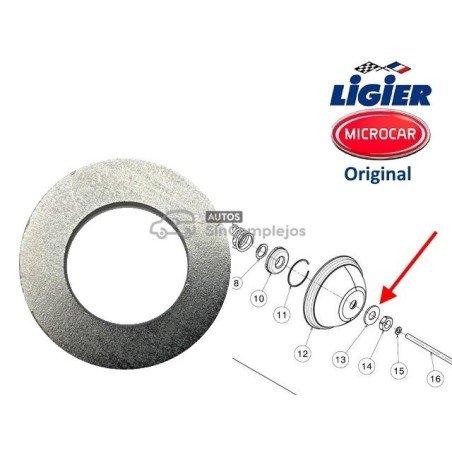 ARANDELA DE LA CAMPANA DE VARIADOR MOTOR IBC. ORIGINAL. 0782085