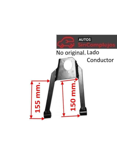 TRIANGULO DE SUSPENSION DELANTERO IZQUIERDO BELLIER CAMION/BLX. NO ORIGINAL.