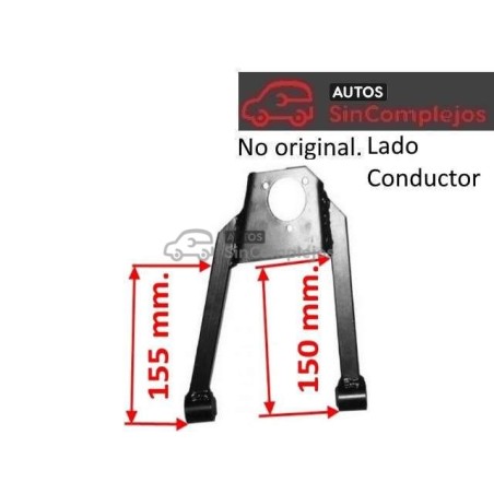 TRIANGULO DE SUSPENSION DELANTERO IZQUIERDO BELLIER CAMION/BLX. NO ORIGINAL.