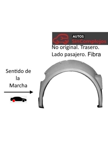 EXTENSION DE ALETA TRASERA DERECHA EN FIBRA