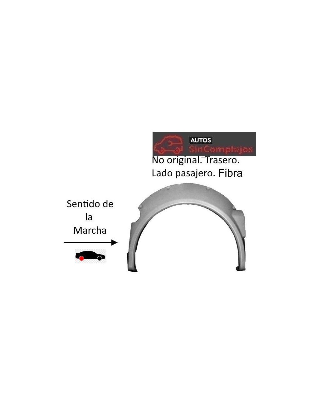 EXTENSION DE ALETA TRASERA DERECHA EN FIBRA EXTENSION DE ALETA TRASERA DERECHA EN FIBRA