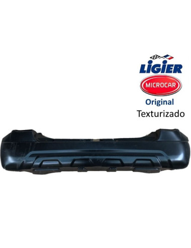 PARAGOLPES TRASERO NEGRO GRANULADO M.GO3 M.GO4/5 M.GO6.  ORIGINAL.