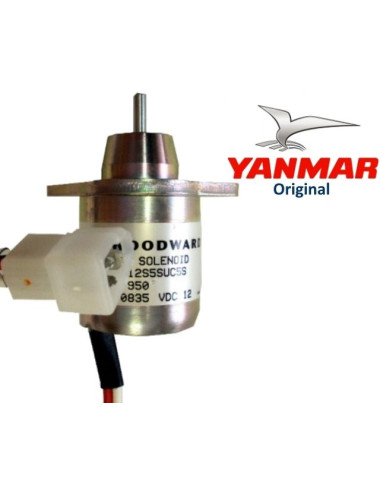 ORIGINAL. SOLENOIDE PARO MOTOR YANMAR.