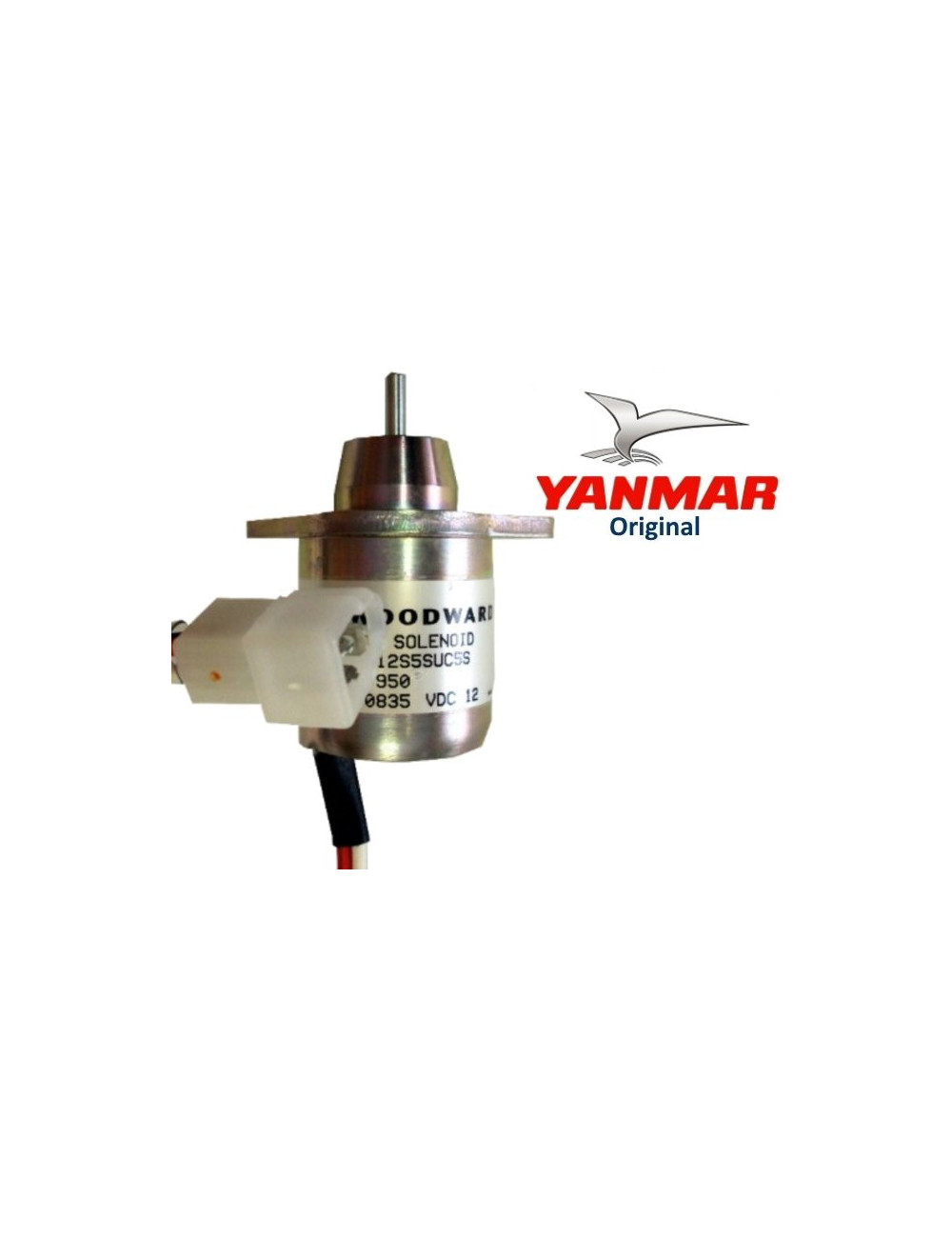 ORIGINAL. SOLENOIDE PARO MOTOR YANMAR. ORIGINAL. SOLENOIDE PARO MOTOR YANMAR.