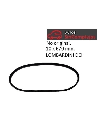 CORREA DE  ALTERNADOR LOMBARDINI DCI. NO ORIGINAL . 1010375