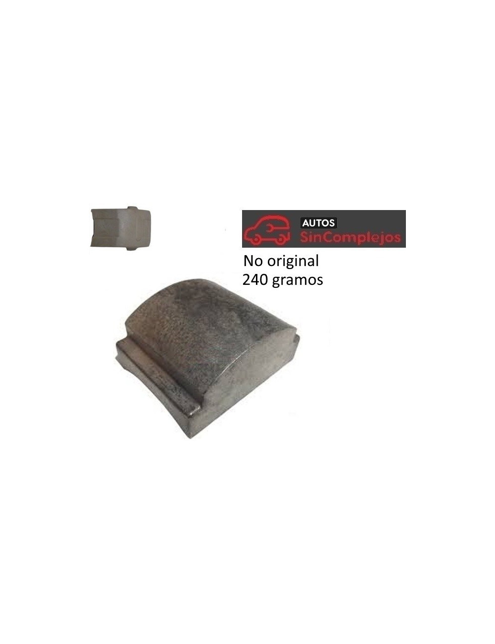 MASA O PESA VARIADOR MOTOR 240 GRAMOS MASA O PESA VARIADOR MOTOR 240 GRAMOS