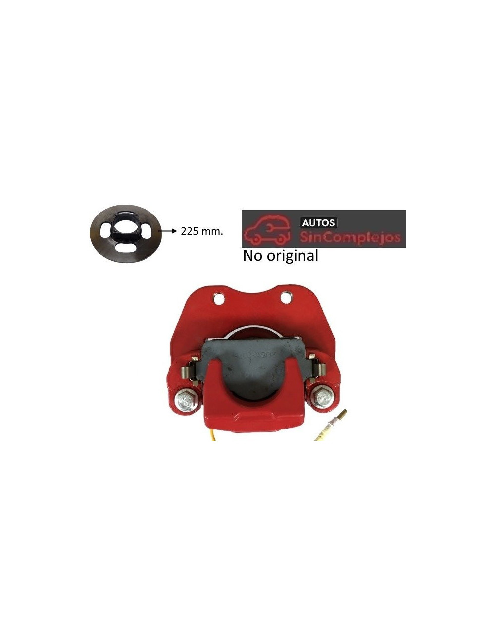 PINZA DE FRENO DELANTERA CHATENET / JDM Ø225 mm. PINZA DE FRENO DELANTERA CHATENET / JDM Ø225 mm.