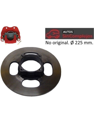 DISCO DE FRENO DELANTERO JDM / CHATENET Ø 225 mm. NO ORIGINAL.
