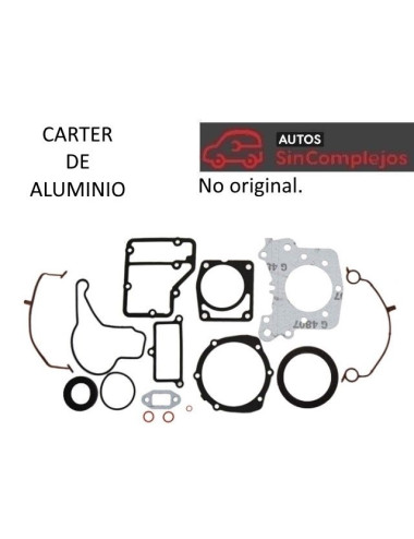 PARTE BAJA CARTER ALUMINIO. NO ORIGINAL.
