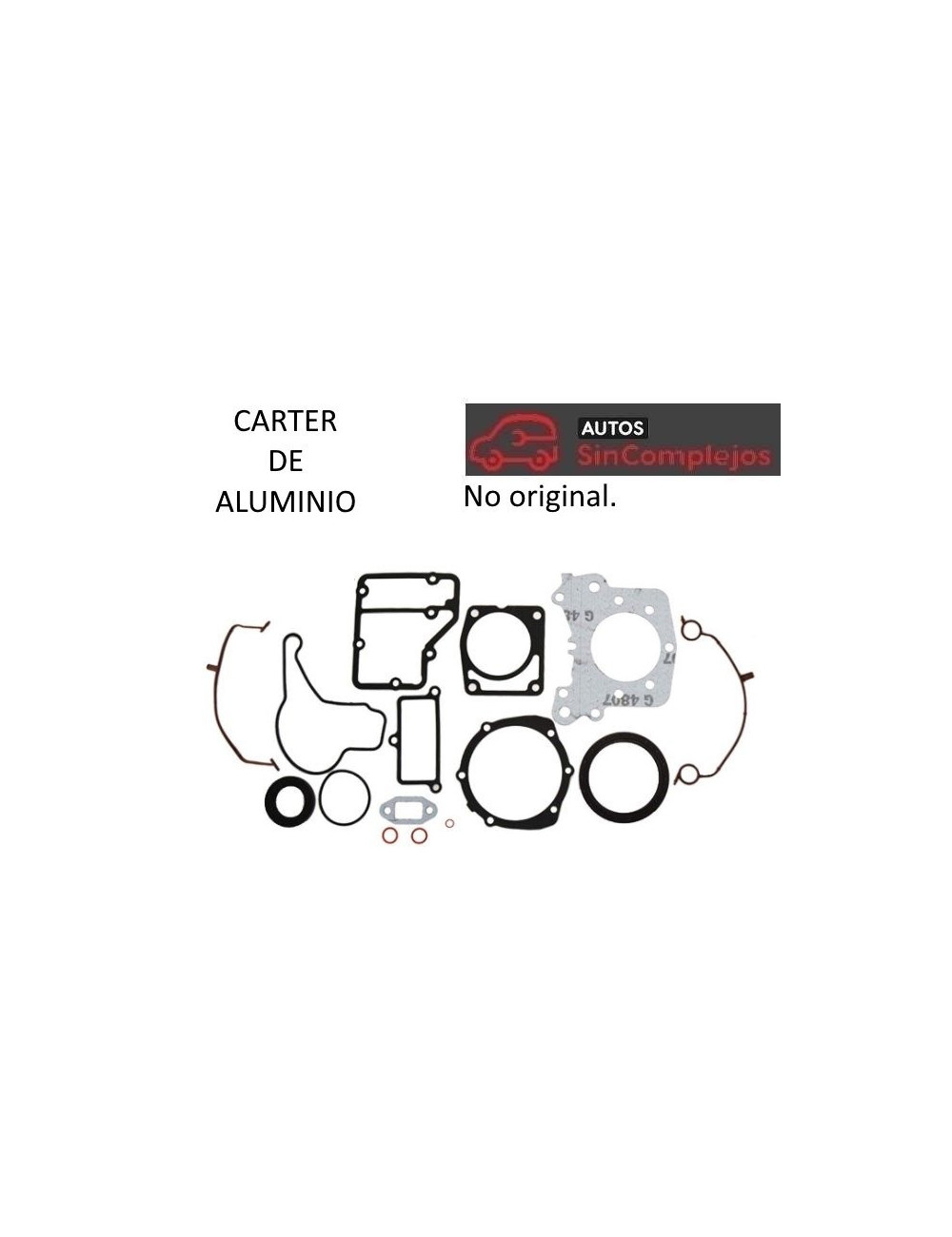 PARTE BAJA CARTER ALUMINIO. NO ORIGINAL. PARTE BAJA CARTER ALUMINIO. NO ORIGINAL.