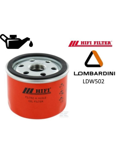 FILTRO DE ACEITE MOTOR LOMBARDINI LDW 502. 0640066. HI FI