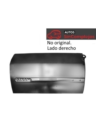 PANEL EXTERIOR DE PUERTA DERECHA ABS AIXAM 2005 / 2008. 7AA040