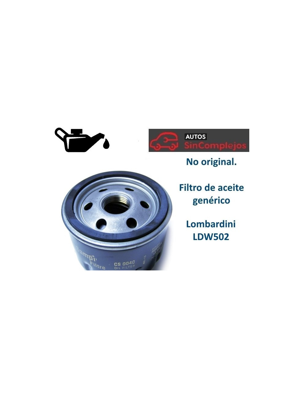 FILTRO ACEITE MOTOR GENERICO FILTRO ACEITE MOTOR GENERICO
