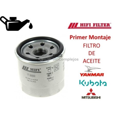FILTRO DE ACEITE KUBOTA Z402/Z482 , YANMAR Y MITSUBISHI