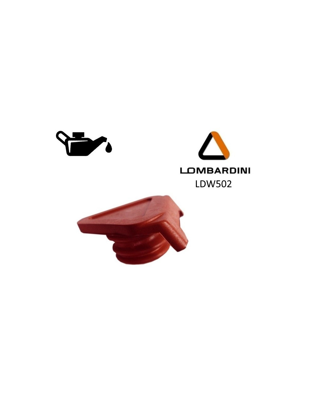 TAPÓN LLENADO DE ACEITE LOMBARDINI LDW502. ORIGINAL. SIN ROSCA