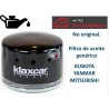 FILTRO ACEITE MOTOR GENERICO. KLAXCAR
