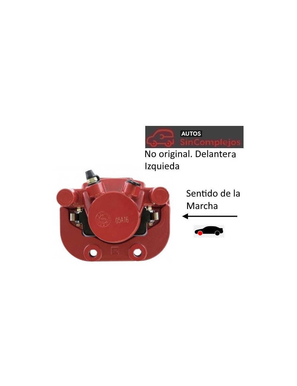 PINZA DE FRENO DELANTERA IZQUIERDA LIGIER PINZA DE FRENO DELANTERA IZQUIERDA LIGIER