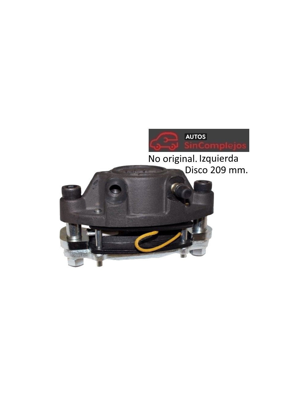 PINZA DE FRENO DELANTERA IZQUIERDA AIXAM. NO ORIGINAL. 6L023