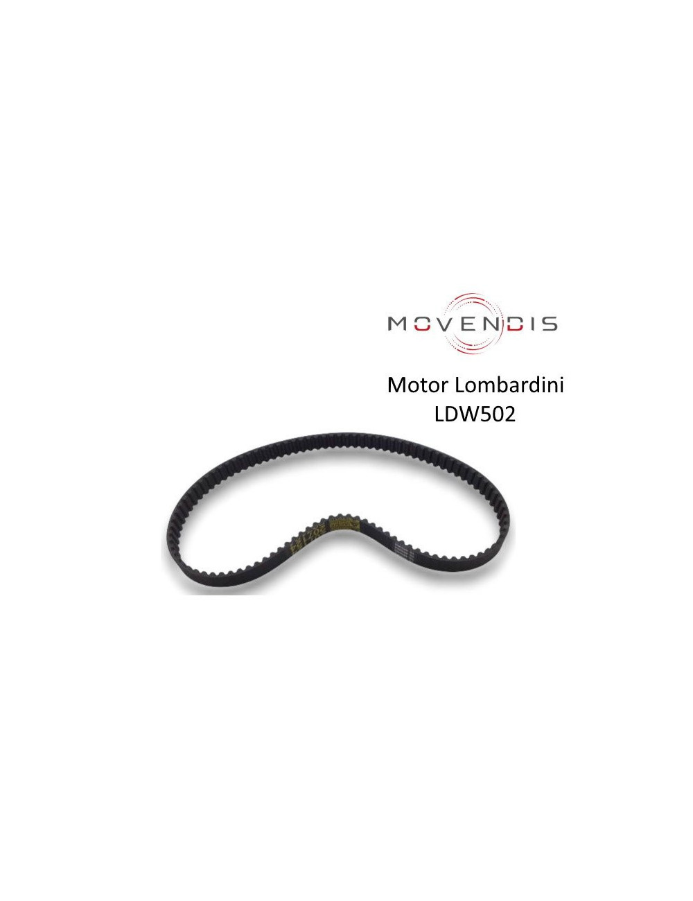 CORREA DE DISTRIBUCIÓN MOVENDIS LOMBARDINI LDW502 CORREA DE DISTRIBUCIÓN MOVENDIS LOMBARDINI LDW502