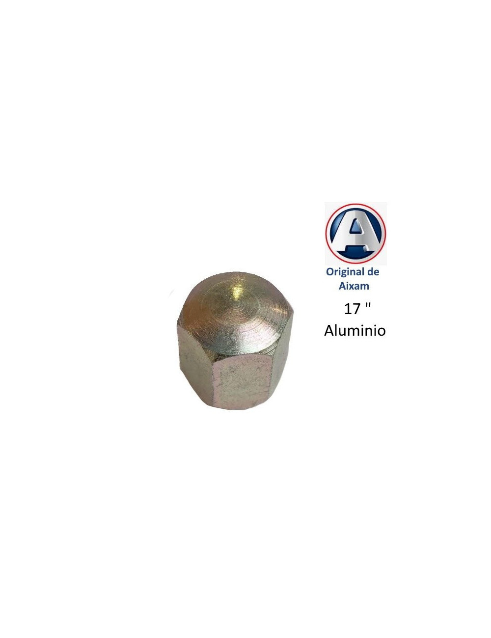 TUERCA DE RUEDA LLANTA ALUMINIO AIXAM. 613BF044A. ORIGINAL TUERCA DE RUEDA LLANTA ALUMINIO AIXAM. 613BF044A. ORIGINAL