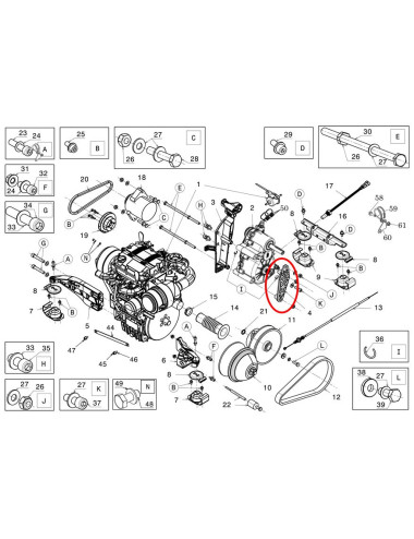 SOPORTE DE CAJA CAMBIO MICROCAR / LIGIER. 1413836 / 1413391. NO ORIGINAL.