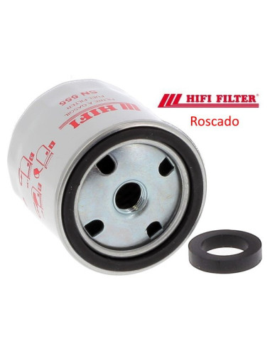 FILTRO DE GASOIL MOTOR LOMBARDINI ROSCADO. HI FI FILTER