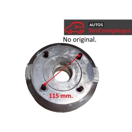 TAMBOR DE FRENO TRASERO SIN RODAMIENTOS. NO ORIGINAL