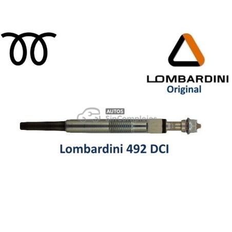 BUJIA DE PRECALENTAMIENTO LOMBARDINI LDW 492 DCI. ORIGINAL.