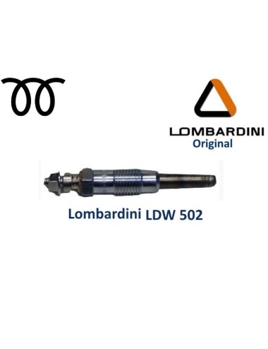 BUJÍA DE PRECALENTAMIENTO MOTOR LOMBARDINI LDW 502 FOCS. ORIGINAL.