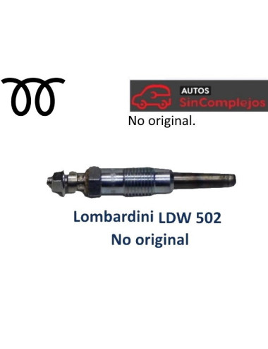 LDW 502. NO ORIGINAL. BUJÍA PRECALENTAMIENTO  LOMBARDINI.