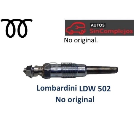 LDW 502. NO ORIGINAL. BUJÍA PRECALENTAMIENTO  LOMBARDINI.