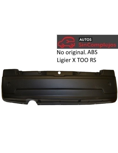 PARAGOLPES O DEFENSA TRASERA EN PLÁSTICO ABS