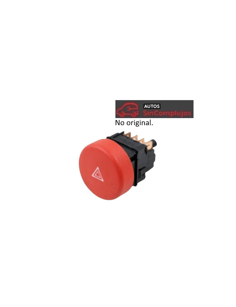 INTERRUPTOR DE WARNING / EMERGENCIA. 8AA037. NO ORIGINAL