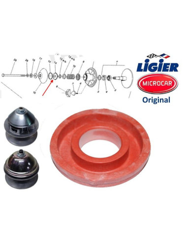 CASQUILLO DE TEFLON SUPERIOR VARIADOR DE MOTOR MODERNO