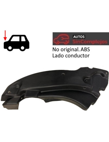 PASO DE RUEDA DELANTERO IZQUIERDO EN ABS JS50 F2/F3/F4. NO ORGINAL. 1408169