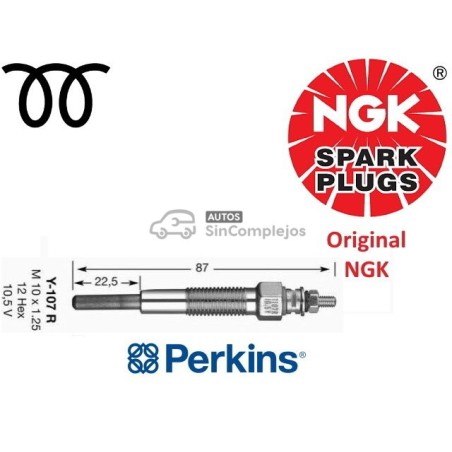 BUJIA PRECALENTAMIENTO O CALENTADOR MOTOR  