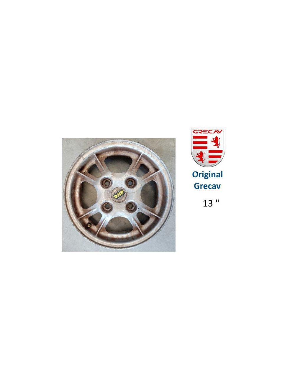LLANTA DE ALUMINIO GRECAV EKE / PIAGGIO 13". ORIGINAL LLANTA DE ALUMINIO GRECAV EKE / PIAGGIO 13". ORIGINAL