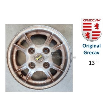 LLANTA DE ALUMINIO  GRECAV EKE / PIAGGIO 13". ORIGINAL