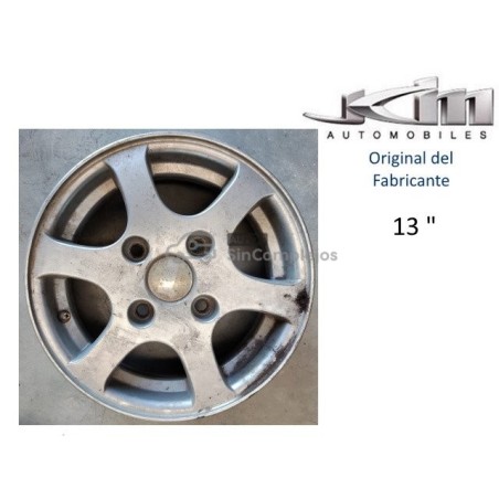LLANTA DE ALUMINIO JDM ABACA / ALBIZIA  13". ORIGINAL