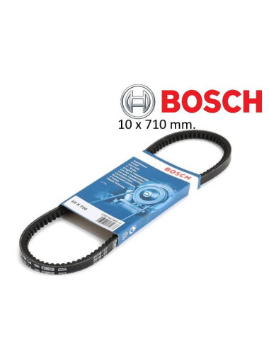 CORREA DE VENTILADOR O ALTERNADOR 10 x 710 mm. 1409781. BOSCH