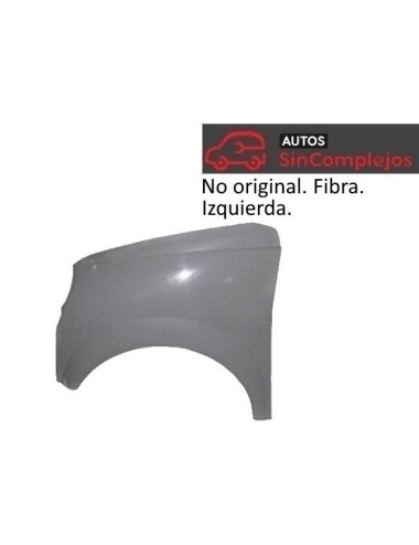 ALETA DELANTERA IZQUIERDA EN FIBRA AIXAM / MINAUTO 2005. 7AA013.