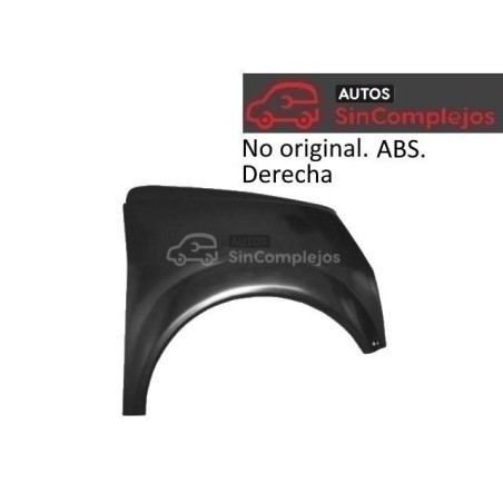 ALETA DELANTERA DERECHA EN PLÁSTICO ABS