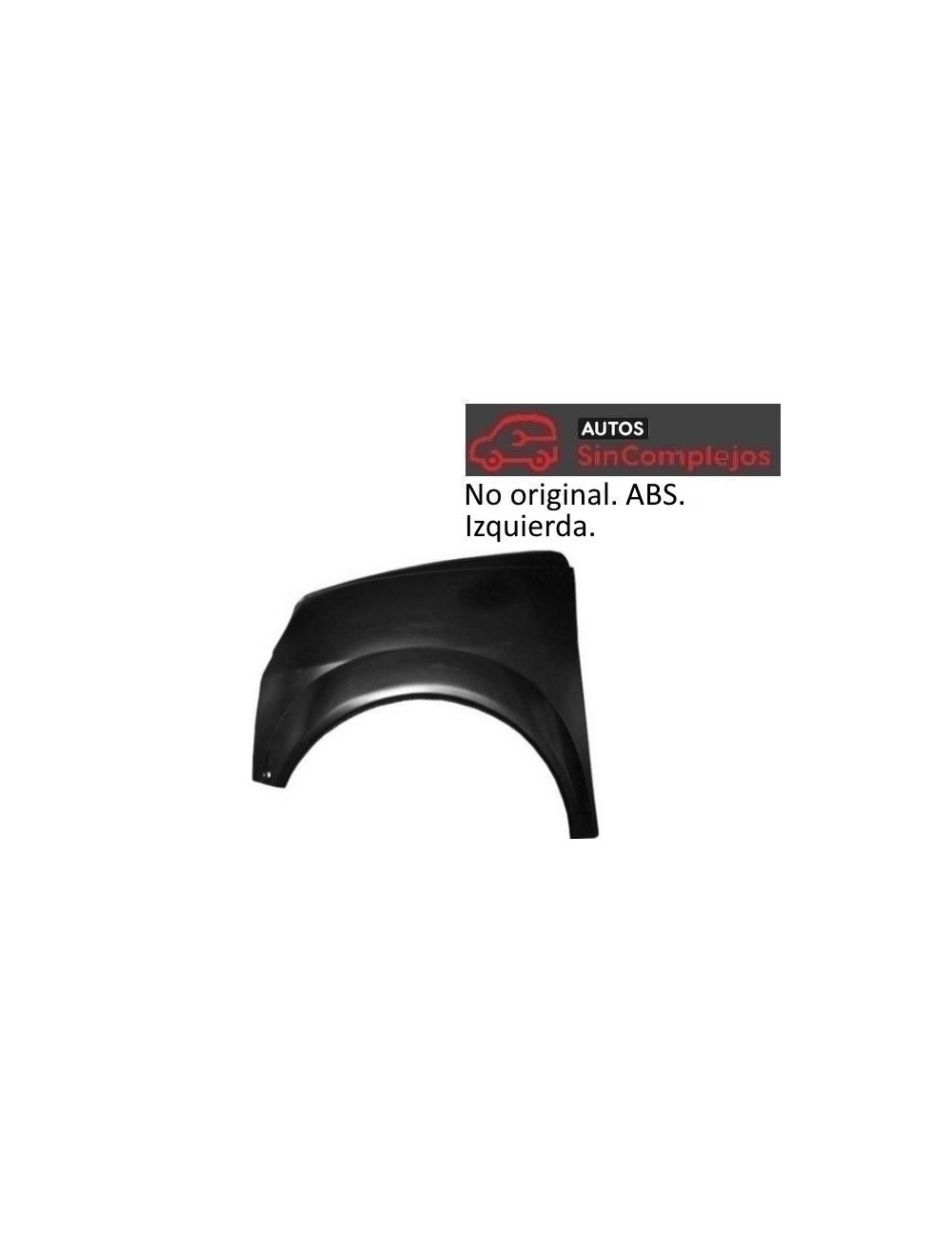 ALETA DELANTERA IZQUIERDA ABS AIXAM 2005. NO ORIGINAL. 7AA013