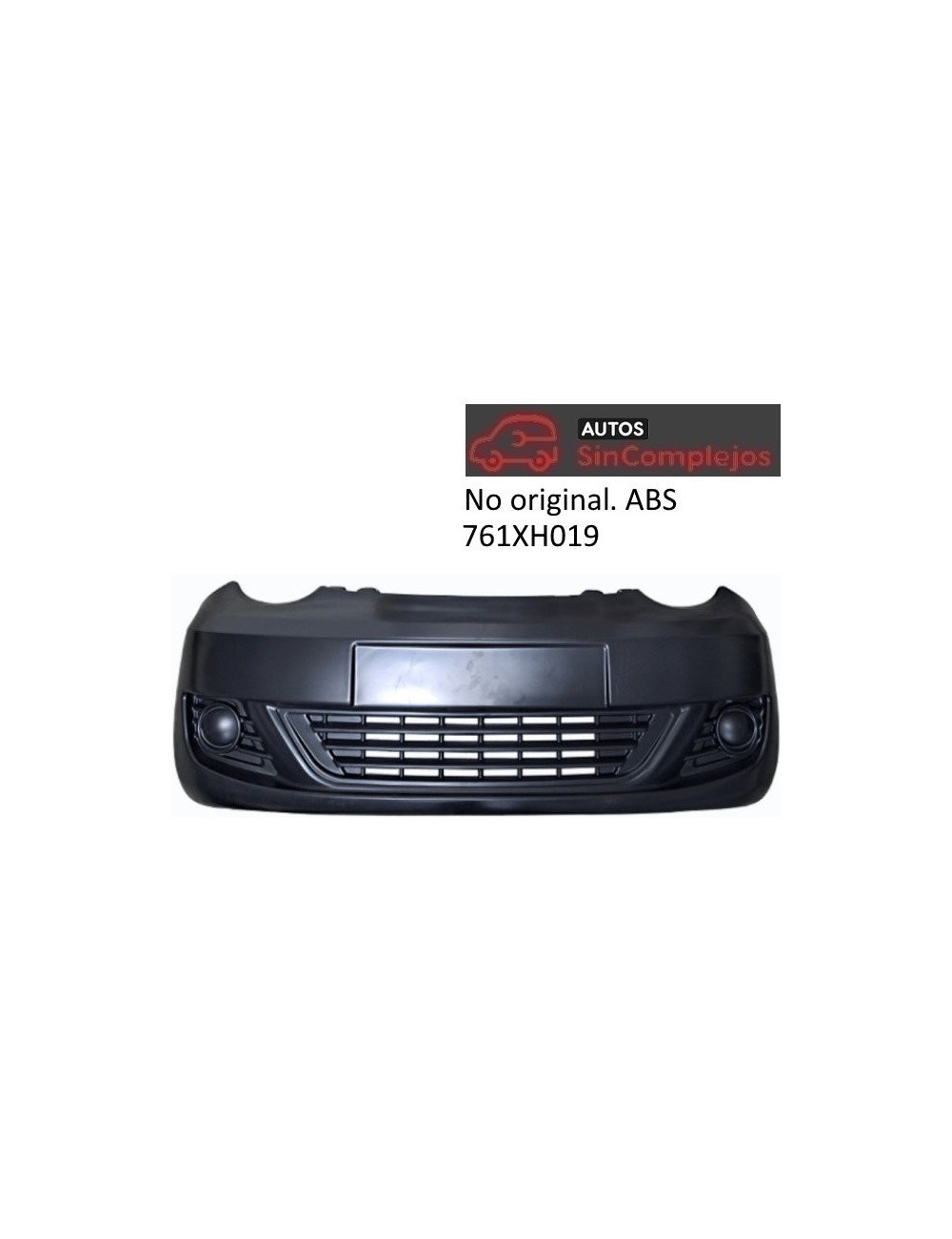 PARAGOLPES DELANTERO EN ABS MINAUTO 2016. VERSION 2020. 761XH019 PARAGOLPES DELANTERO EN ABS MINAUTO 2016. VERSION 2020. 761XH019