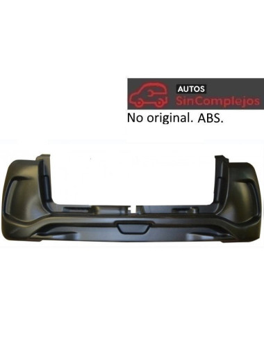 PARAGOLPES O DEFENSA TRASERA EN PLÁSTICO ABS