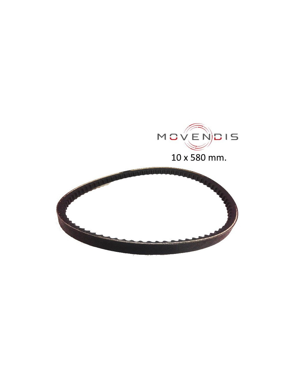 CORREA DE ALTERNADOR 10 x 580 mm. MOVENDIS. 0112990 CORREA DE ALTERNADOR 10 x 580 mm. MOVENDIS. 0112990