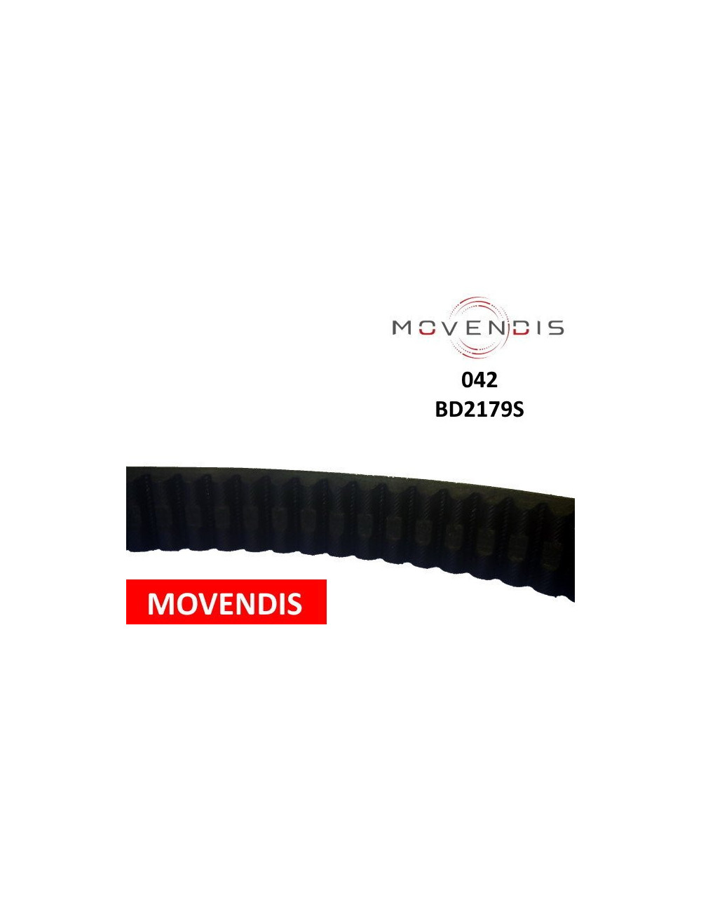 CORREA DE VARIADOR MOVENDIS.  BD52-2179-S 042