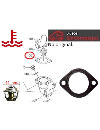 JUNTA DE TERMOSTATO DE MOTOR KUBOTA. NO ORIGINAL.1622173270