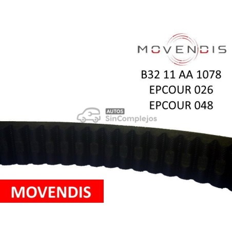 CORREA DE VARIADOR MOVENDIS 026 /B3211AA1078 /048