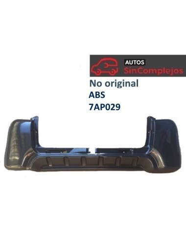 PARAGOLPES TRASERO ABS MINAUTO / AIXAM. NO ORIGINAL.  7AP029